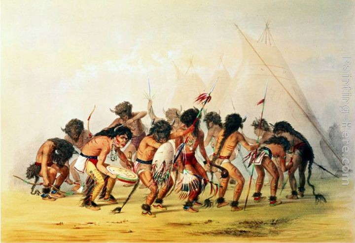 George Catlin Buffalo Dance,circa